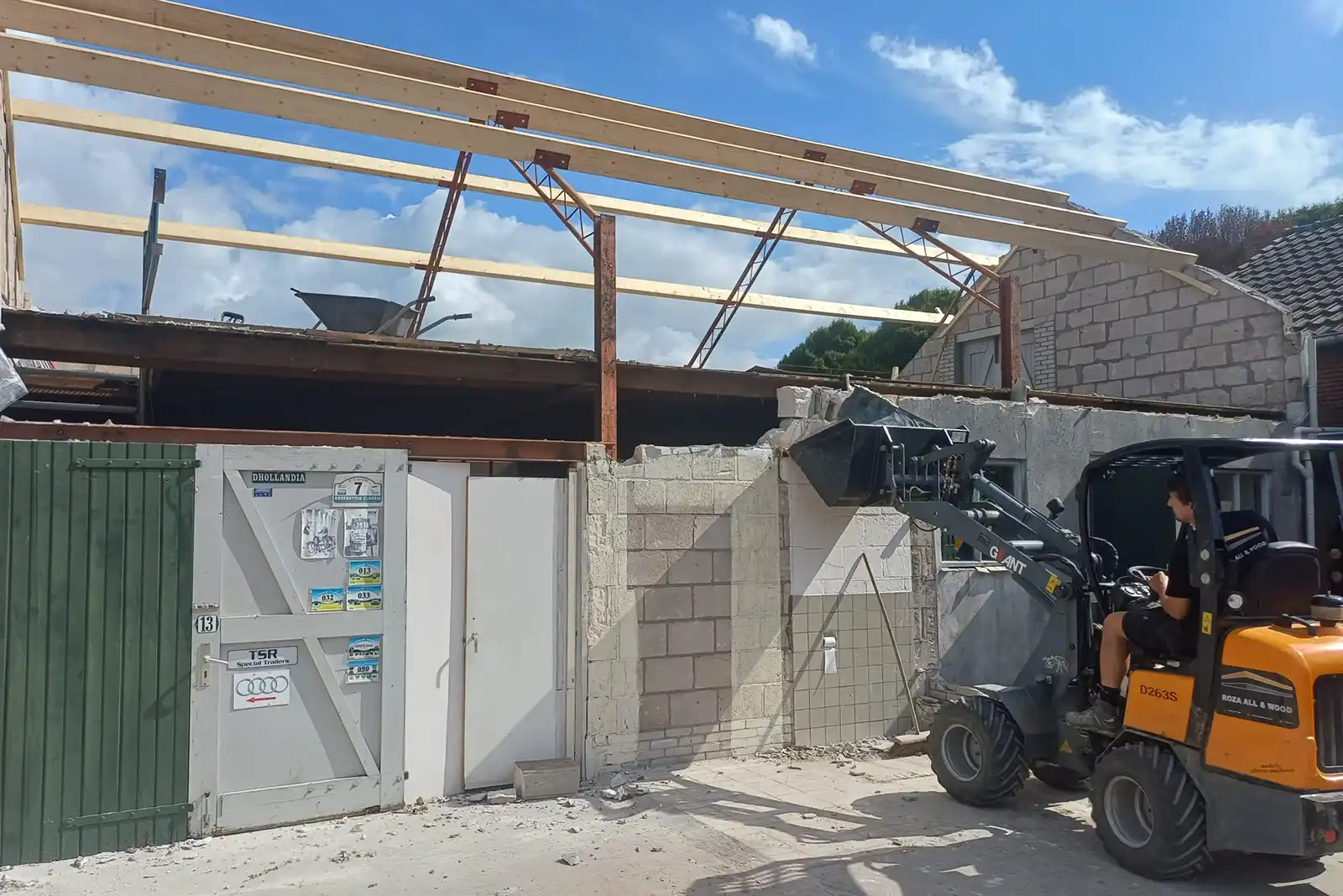 019 Verbouwing Van schuur naar droomwoning Roza All Wood Vuren